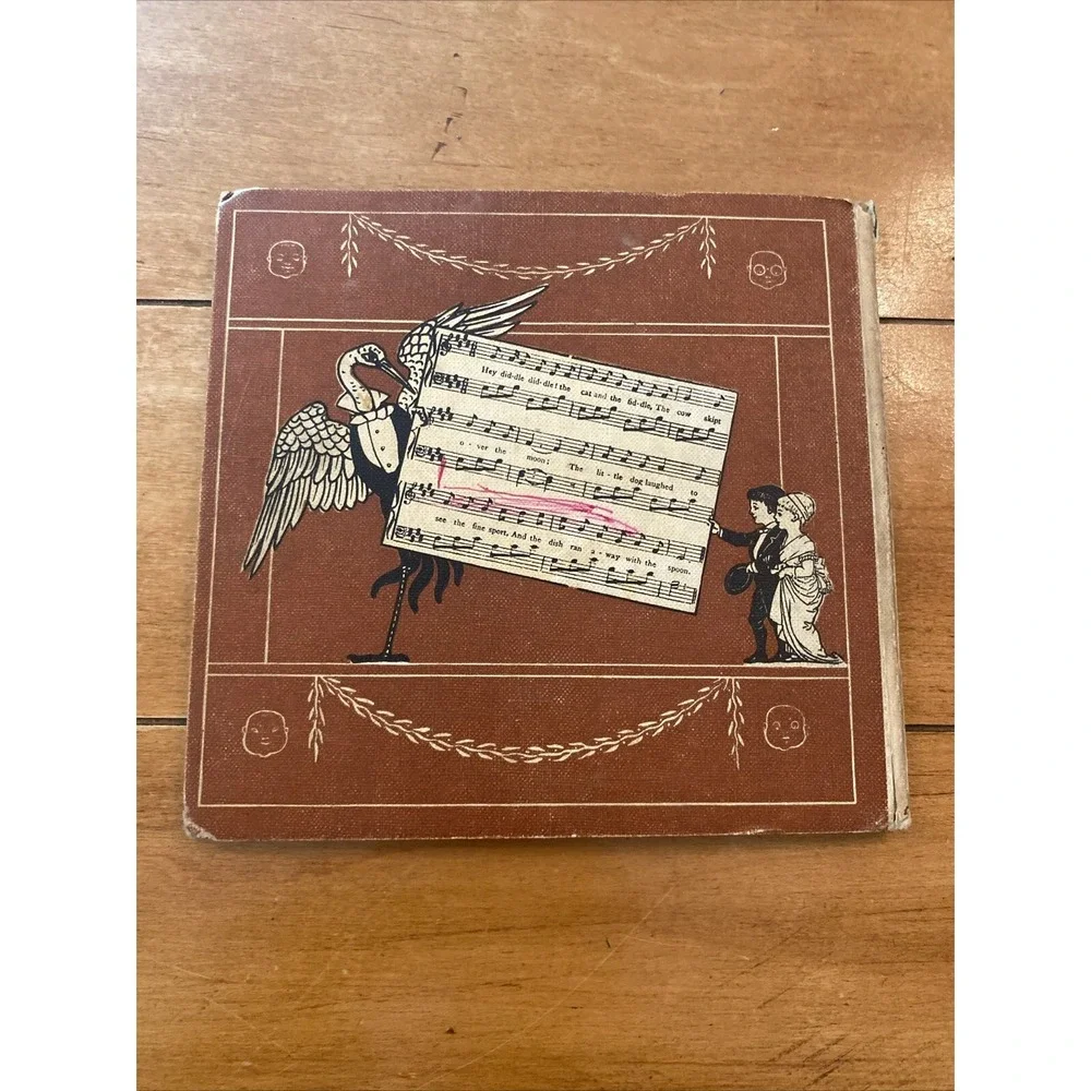 Antique 1880‎ 1st Ed. The Baby's Opera by Walter Crane Nursery Rhymes and Music